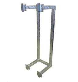 Držák příhradového stožáru na zeď 100cm dvojitý, odsazení 60cm