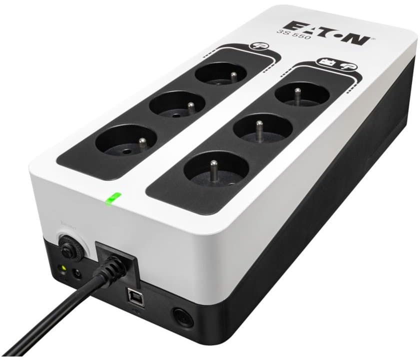 Eaton 3S 550 FR, UPS 550VA / 330W, 6 zásuvek (3 zálohované), USB