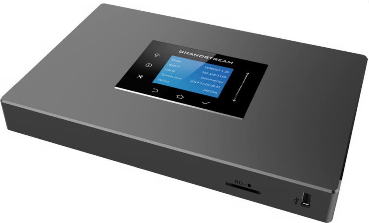 Grandstream UCM6301 VoIP PBX - Pobočková ústředna pro 500 uživatelů
