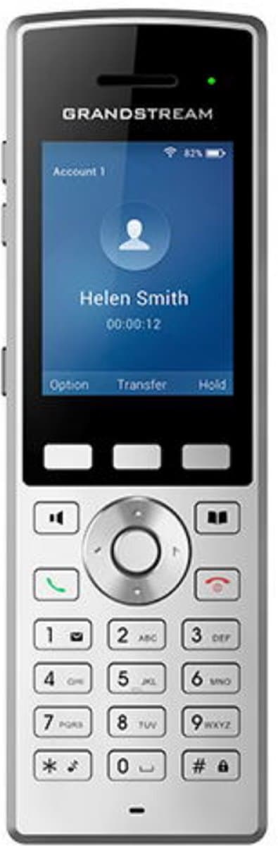 Grandstream WP822 SIP WiFi telefon, 2,4" displej, 2x SIP a BT
