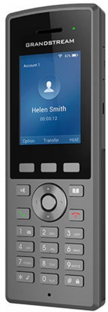 Grandstream WP825 SIP WiFi telefon, odolná IP67, 2,4 bar. displ., 2SIP úč., BT, Micro USB, Handover