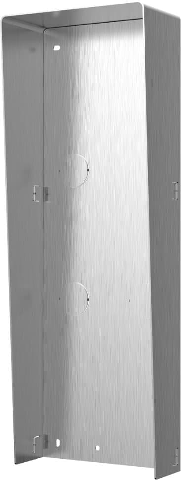 Hikvision DS-KABD8003-RS3/S - kryt proti dešti a slunci pro 3-modulový interkom, nerez