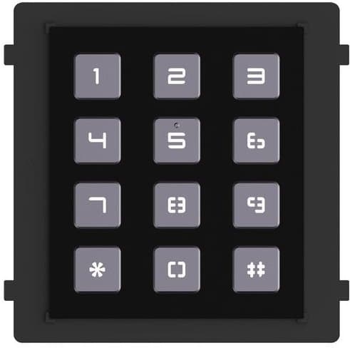 Hikvision DS-KD-KP/Black - modul numerické klávesnice pro IP interkom, černý