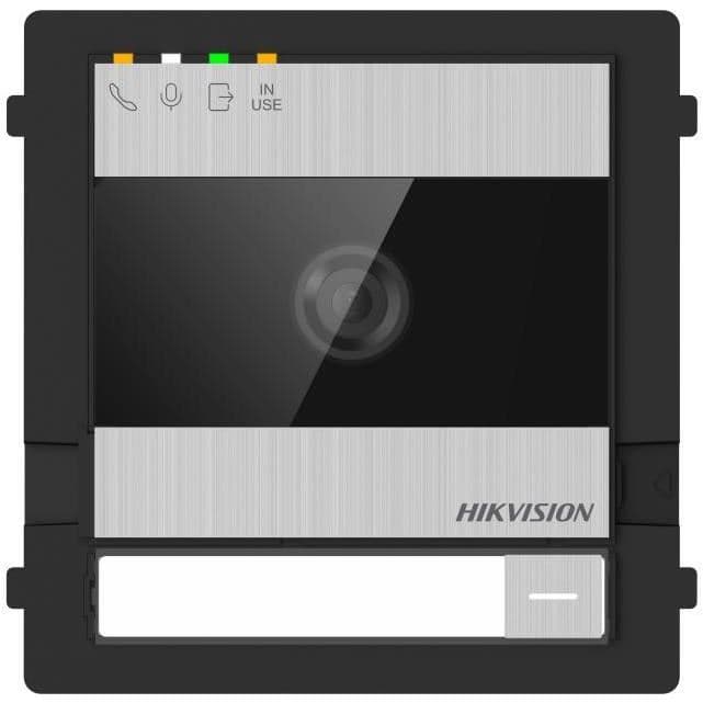 Hikvision DS-KD7003EY-IME2 - 2-žilový interkom, 1x tlačítko, HD kamera, nerez