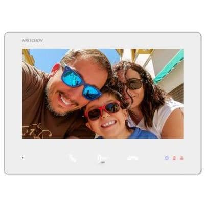 Hikvision DS-KH7300EY-TE2/White - 2-žilový 7" IP dotykový monitor, bílý