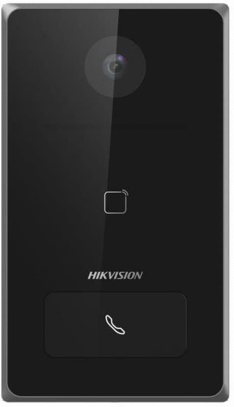 Hikvision DS-KV6133-ME1/Surface - IP dveřní interkom, 1 tlačítko, 2MP, čtečka