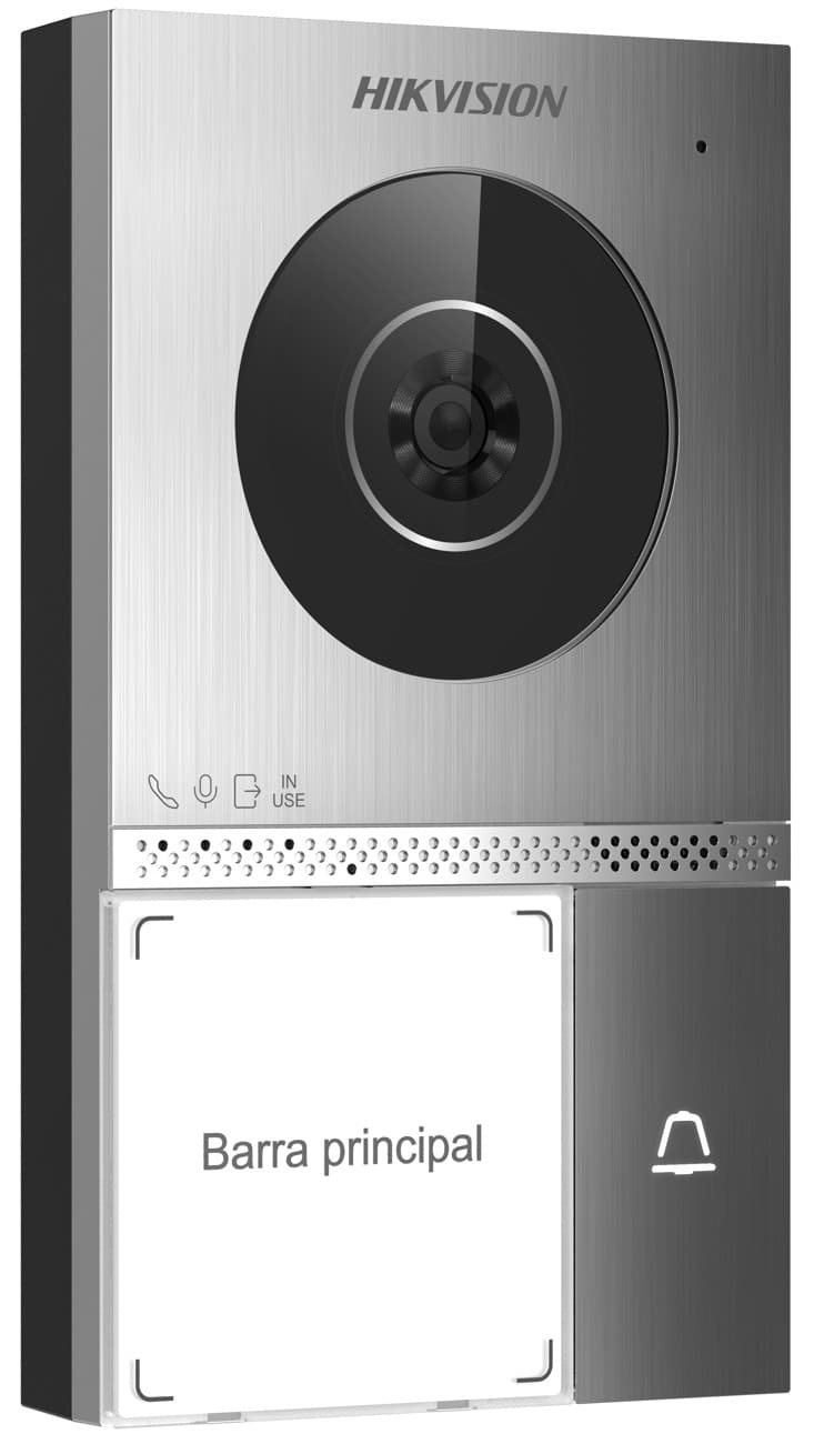 Hikvision DS-KV7413EY-IME2 - 2-žilový interkom, HD kamera, čtečka M1, 1/2/4x tlačítko, povrchová montáž
