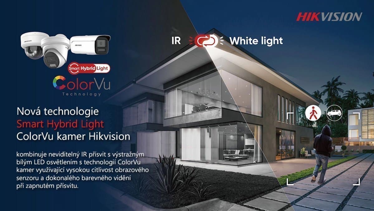 Hikvision IP dome hybrid kamera DS-2CD2187G3-LIS2UY(2.8mm)(BLACK), 8MP, 2.8 mm, ColorVu, AcuSense