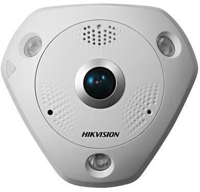 Hikvision IP fisheye kamera DS-2CD6365G0E-IS(1.27mm)(B), 6MP, 1.27mm, Alarm, Audio