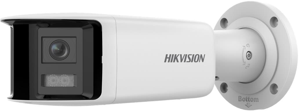 Hikvision IP Panoramatická Bullet kamera DS-2CD2T47G2P-LSU/SL(2.8mm)(C), 4MP, 2x 2.8mm, ColorVu