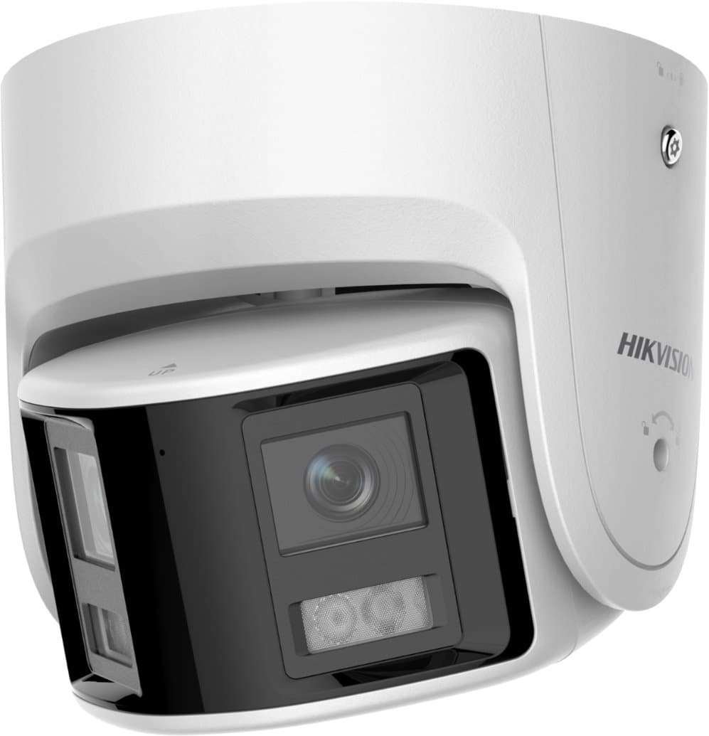 Hikvision IP Panoramatická Turret kamera DS-2CD2347G2P-LSU/SL(2.8mm)(C), 4MP, 2x 2.8mm, ColorVu
