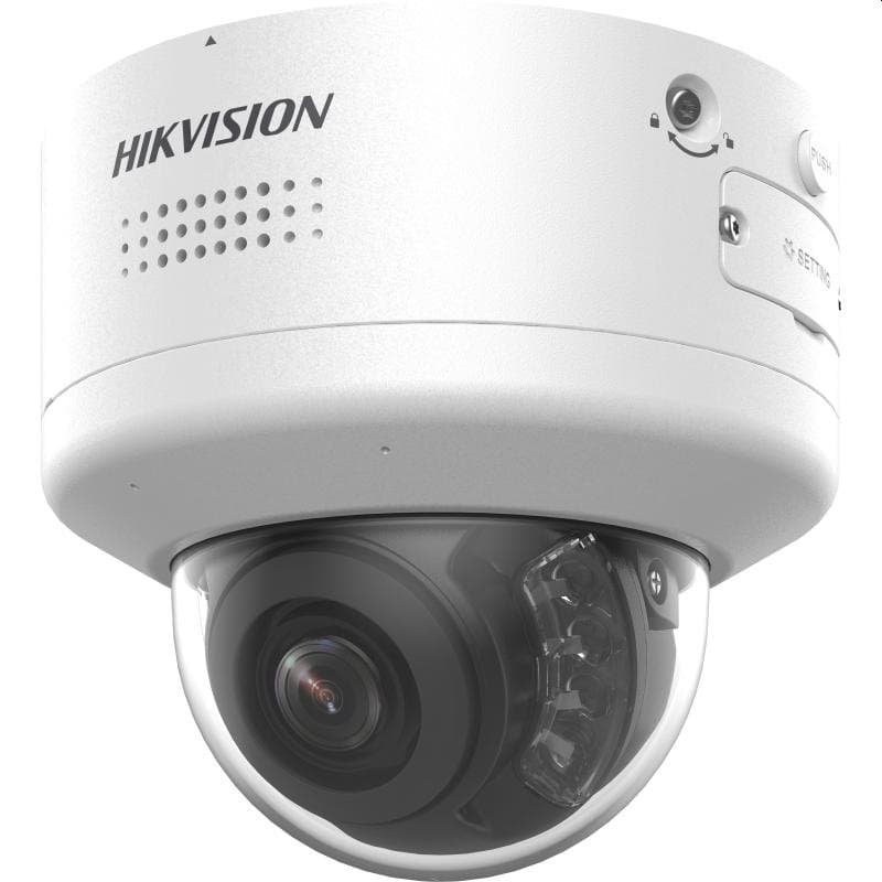 Hikvision IP PTRZ dome kamera DS-2CD2786G2H-IPTRZS2U/SL(2.8-12mm), 8MP, 2.8-12mm, AcuSense, audio, alarm, blikač