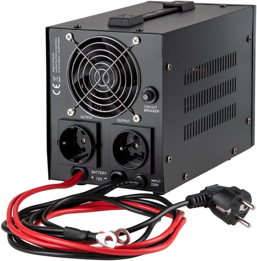Kemot záložní zdroj UPS, 500W, 800VA, čistý sinus, 12V, černý - Bazar