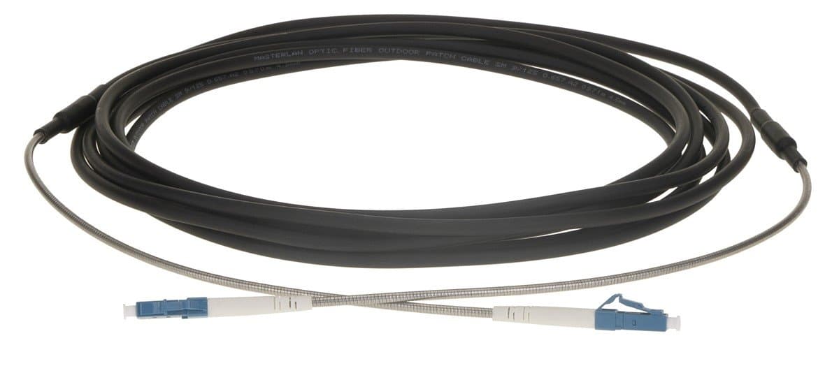 Masterlan AA optický venkovní patch cord, LCupc/LCupc, Simplex, Singlemode 9/125, 5m