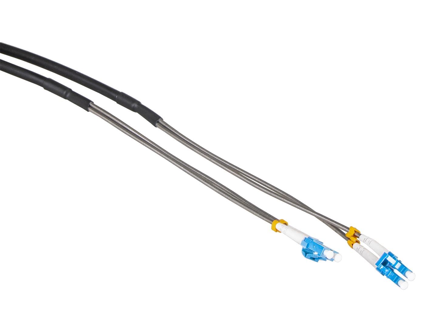 Masterlan AE optický venkovní patch cord, LCupc/LCupc, Duplex, Singlemode 9/125, 50m