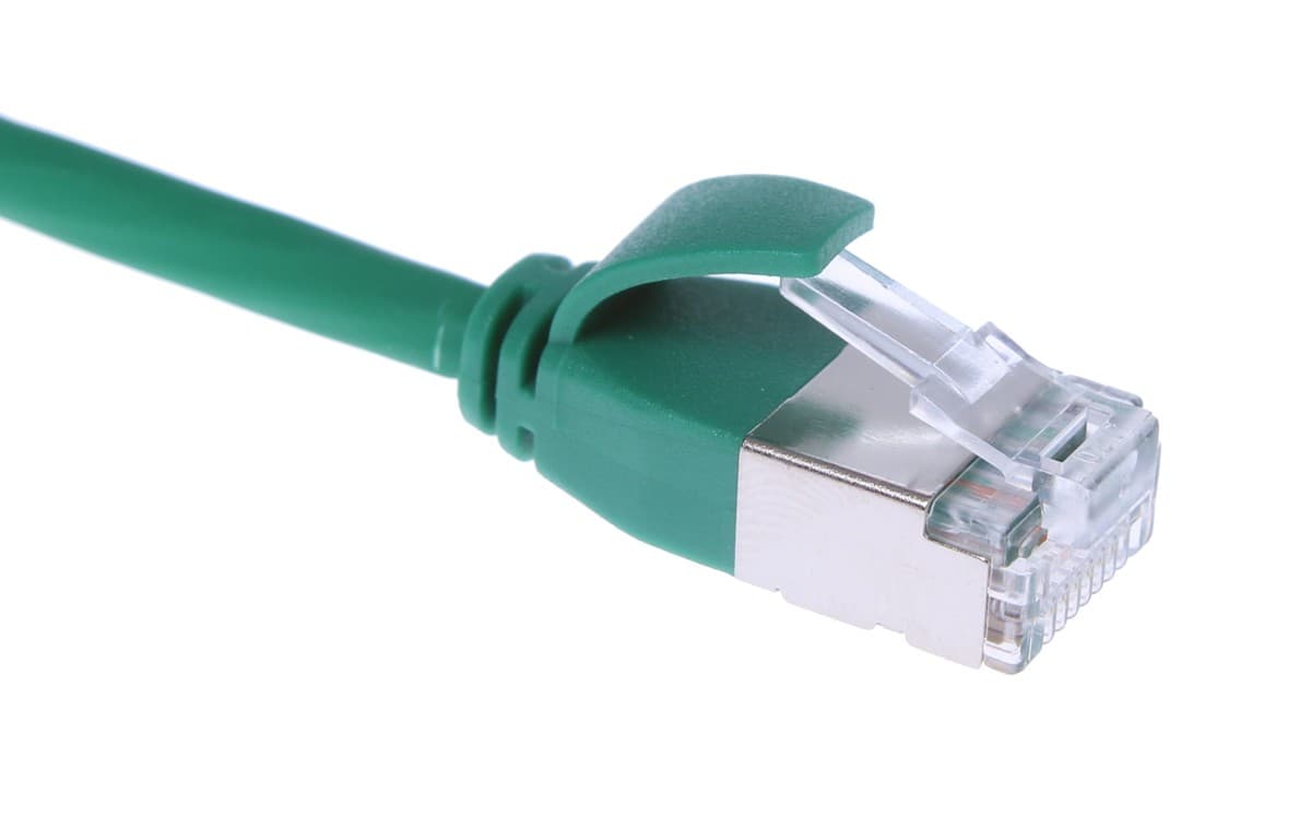 Masterlan comfort patch kabel U/FTP, extra slim, Cat6A, 1m, zelený, LSZH