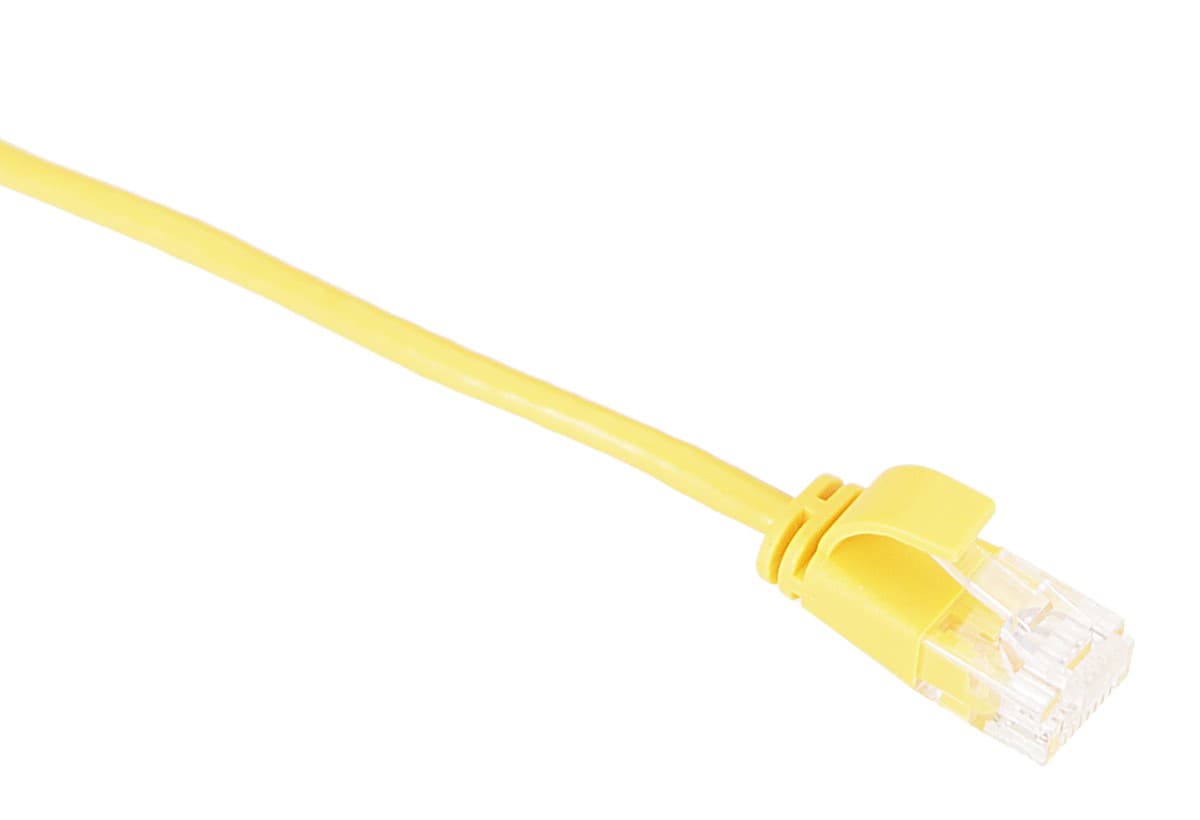 Masterlan comfort patch kabel UTP, extra slim, Cat6, 0,5m, žlutý