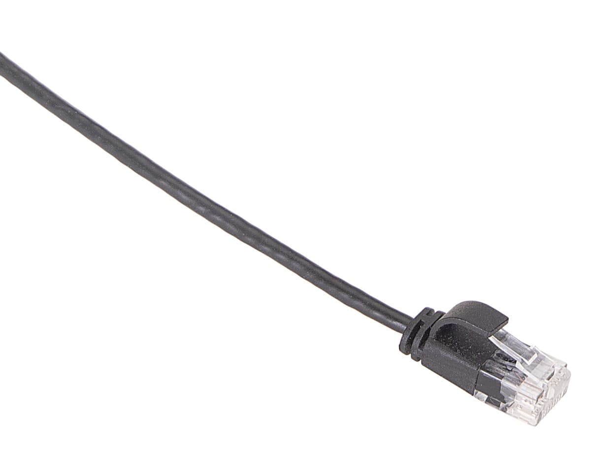 Masterlan comfort patch kabel UTP, extra slim, Cat6, 3m, černý