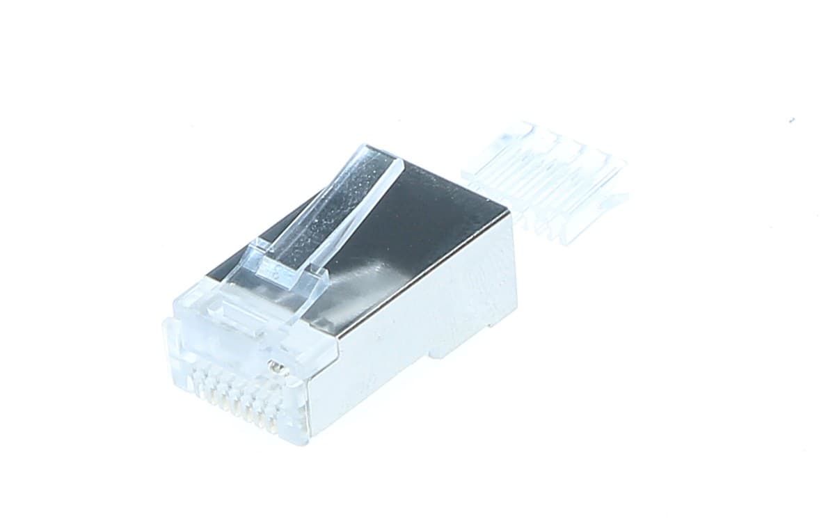 Masterlan konektor FTP RJ45, Cat.6, 8p8c, drát, pozlacený, skládaný