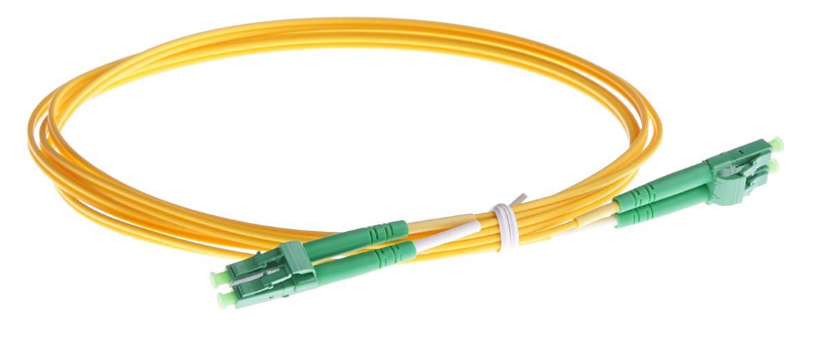 Masterlan optický patch cord, LCapc/LCapc, Duplex, Singlemode 9/125, G.657.A1, 0,5m