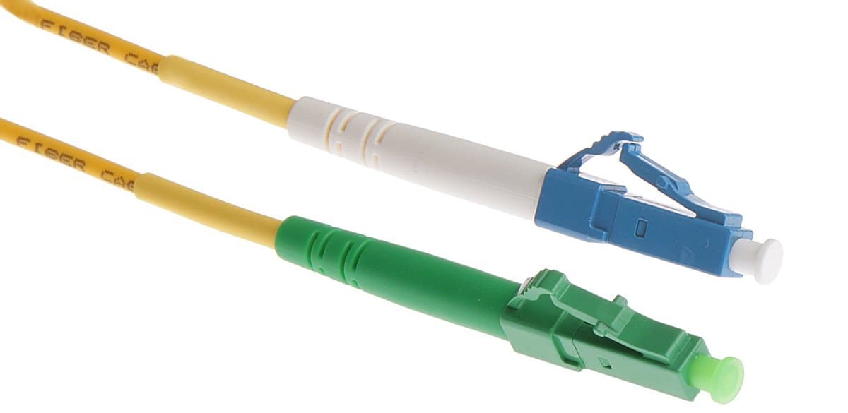 Masterlan optický patch cord, LCupc/LCapc, Simplex, Singlemode 9/125, 3m