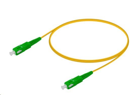Masterlan optický patch cord, SCapc/SCapc, Simplex, Singlemode 9/125, G.657.A1, 0,5m