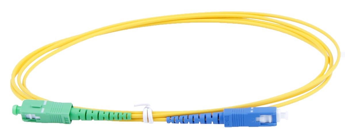Masterlan optický patch cord, SCapc/SCupc, Simplex, Singlemode 9/125, G.657.A1, 0,5m
