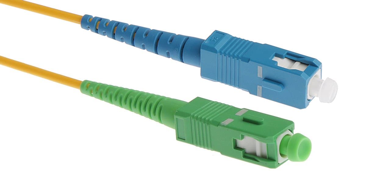 Masterlan optický patch cord, SCupc/SCapc, Simplex, Singlemode 9/125, 3m