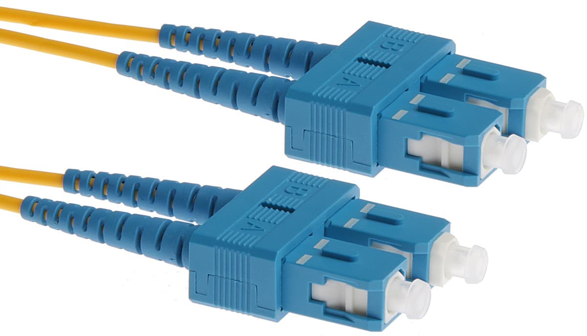 Masterlan optický patch cord, SCupc/SCupc, Duplex, Singlemode 9/125, 3m