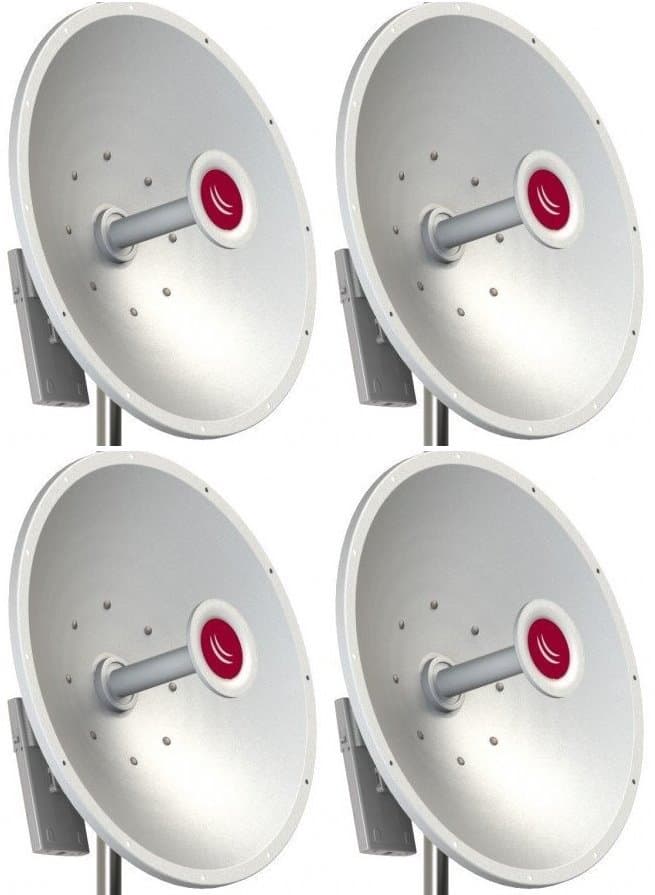 MikroTik MTAD-5G-30D3, mANT30, 30dBi Parabolická anténa Dual 5GHz, 2x RPSMA, standardní úchyt - balení 4ks
