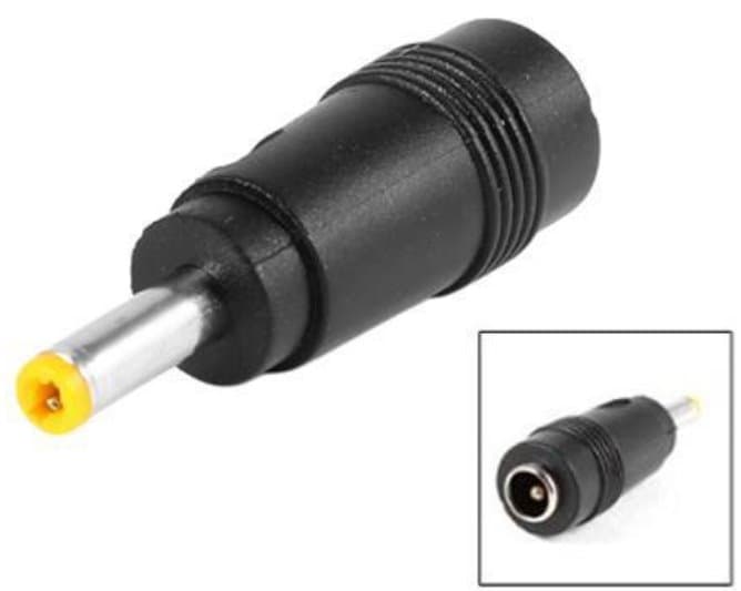 Redukce pro DC zdroje, konvertuje 5,5x2,5mm na 4x1,7mm - rovná