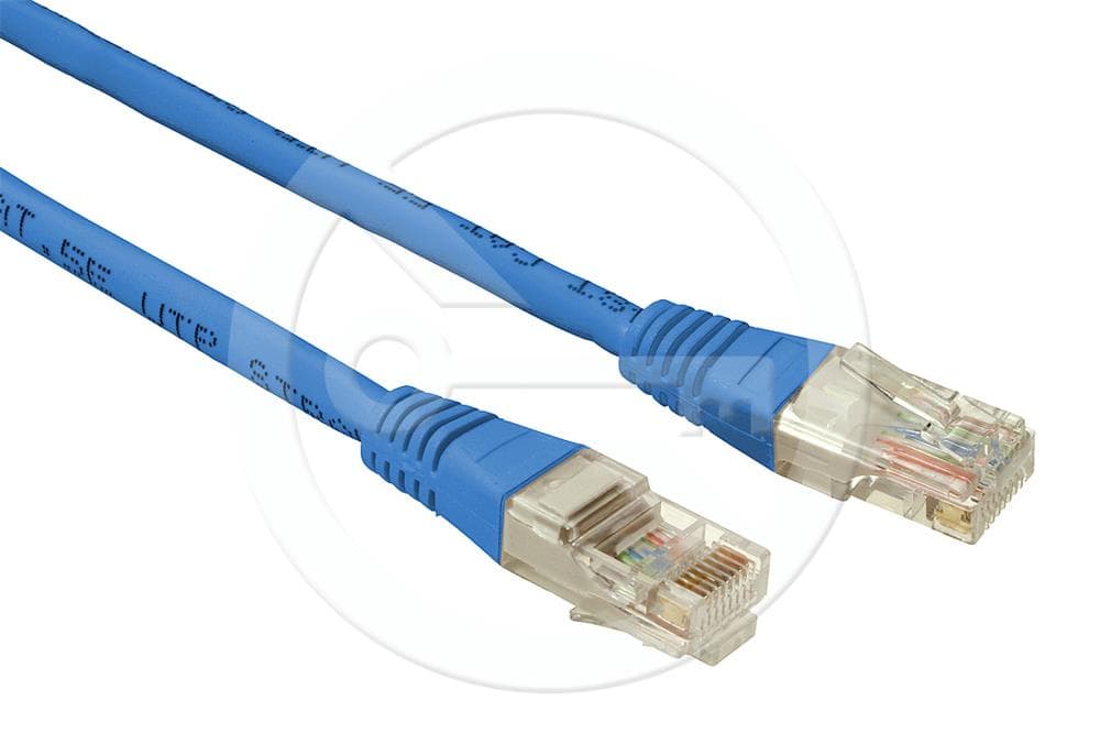 Solarix patch kabel CAT5E UTP PVC 3m modrý non-snag-proof