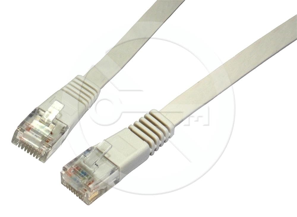 Solarix patch kabel plochý CAT5E UTP LSOH 2m šedý non-snag-proof