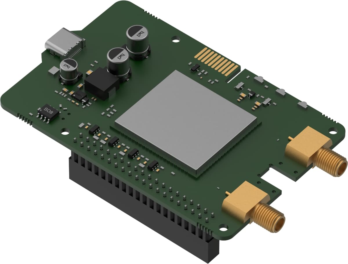 Teltonika EBD070, CALYX 5G RedCap modem HAT+ pro Raspberry Pi 4 a 5