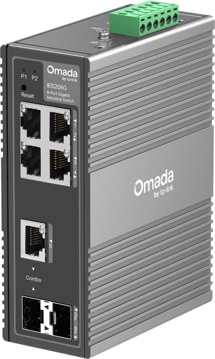 TP-Link IES206G Omada 6portový gigabitový průmyslový easy managed switch