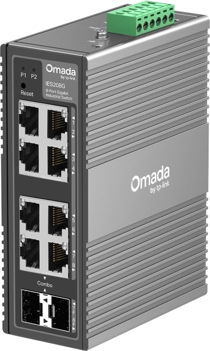 TP-Link IES208G Omada 8portový gigabitový průmyslový easy managed switch
