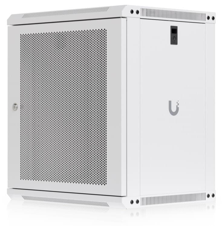 Ubiquiti Jednodílný nástěnný rozvaděč, 12U, 450 mm, perforované dveře