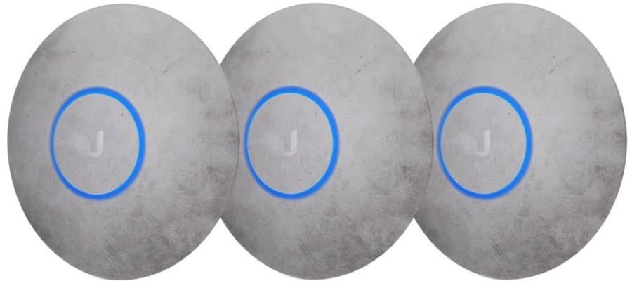 Ubiquiti kryt pro UAP-nanoHD, U6 Lite a U6+, betonový motiv, 3 kusy