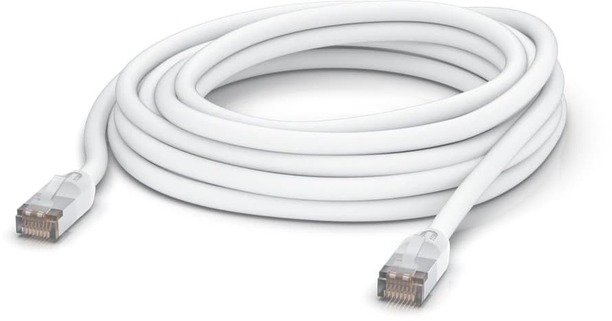 Ubiquiti UACC-Cable-Patch-Outdoor-8M-W, Venkovní UniFi patch kabel, 8m, Cat5e, bílý