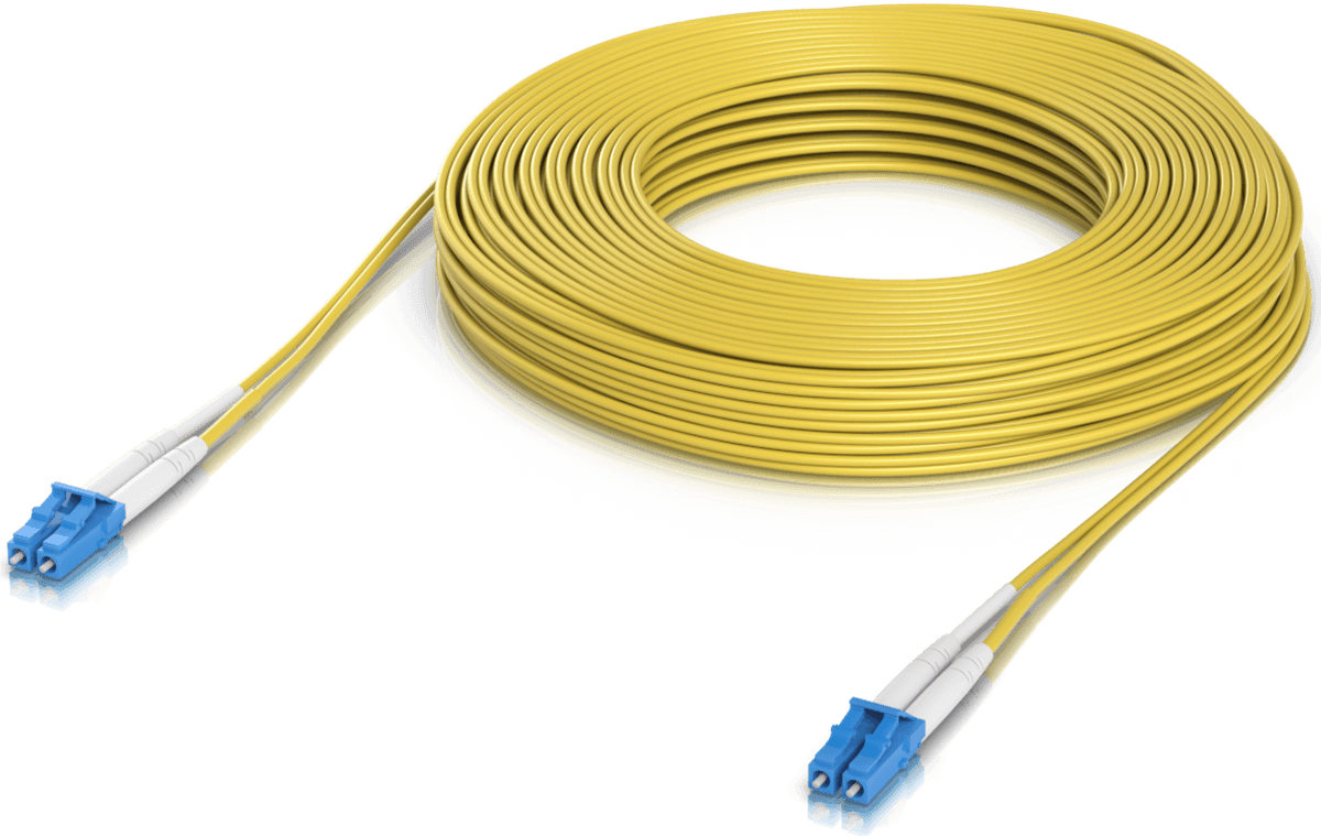 Ubiquiti UACC-OFC-S2-LULU-30M - optický patch cord LCupc/LCupc, Duplex, Singlemode 9/125, 30m