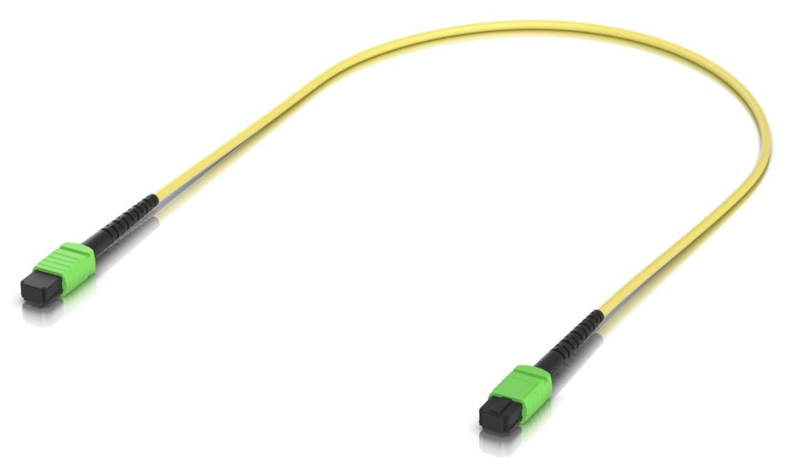 Ubiquiti UACC-OFC-SA-MPMP-0.5M-10 - optický patch cord MPO-12 Type B APC, Single-mode SMG657A2, 0,5m, 10pack