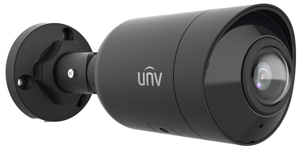UNV IP bullet kamera - IPC2105SB-ADF16KM-I0-BLACK, 5MP, 1,68mm - 180°, Mic, Prime, černá
