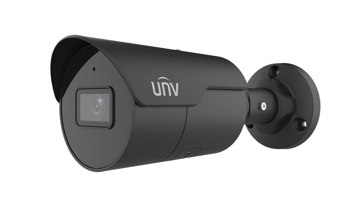 UNV IP bullet kamera - IPC2128LE-ADF28KM-H-BLACK, 8MP, 2.8mm, EasyStar, černá