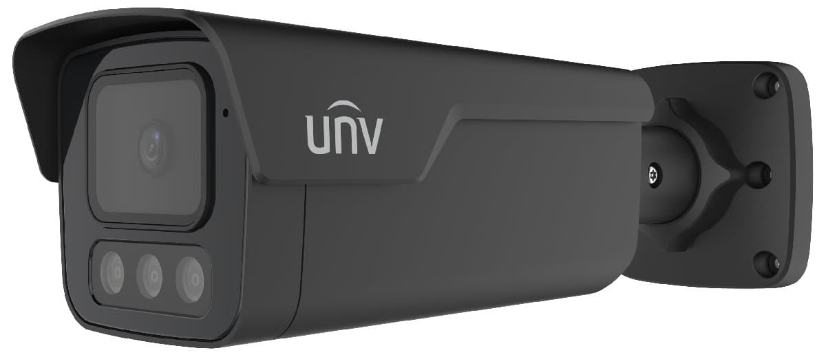 UNV IP bullet kamera - IPC2B15SS-ADF28KMC-I1-BLACK, 5MP, 2.8mm, barevné LED, černá, P2 Triguard 2