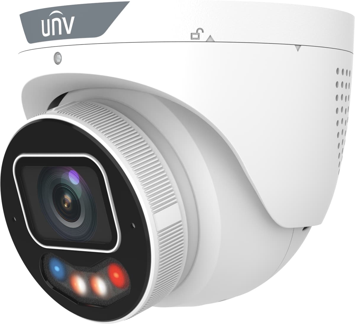 UNV IP turret hybrid kamera IPC3638SE-ADF40KMC-WP-I1, 8MP, 4mm, LED/IR 30m, alarm, OwlView Plus
