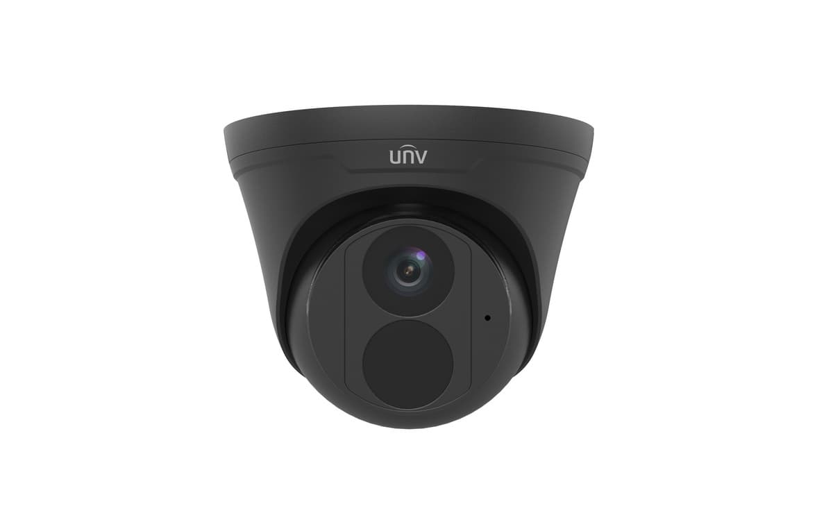 UNV IP turret kamera - IPC3618LE-ADF28K-H-BLACK, 8MP, 2.8mm, EasyStar, černá
