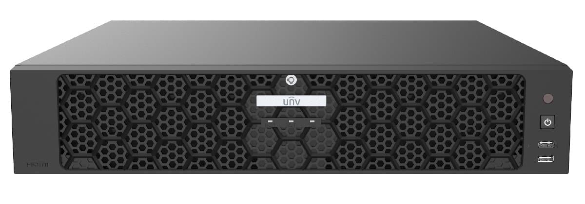 UNV NVR NVR508-128E-R, 128 kanálů, 8x HDD, RAID, redundantní zdroj, Prime