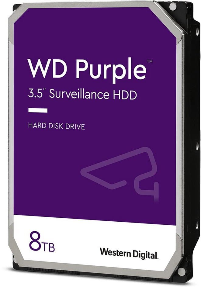 WD PURPLE 8TB / WD84PURZ / SATA 6Gb/s / Interní 3,5"/ 5640 rpm / 128MB